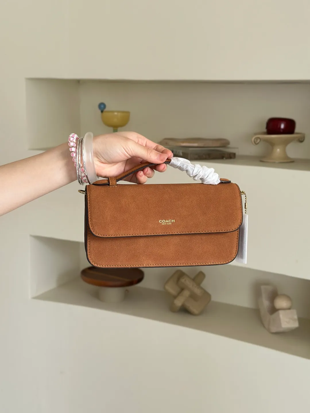 All Categories Official Website "Brand Women's Bags" Women's Bags 💙 COACH 2026 New COACHElora Handheld Underarm Bag