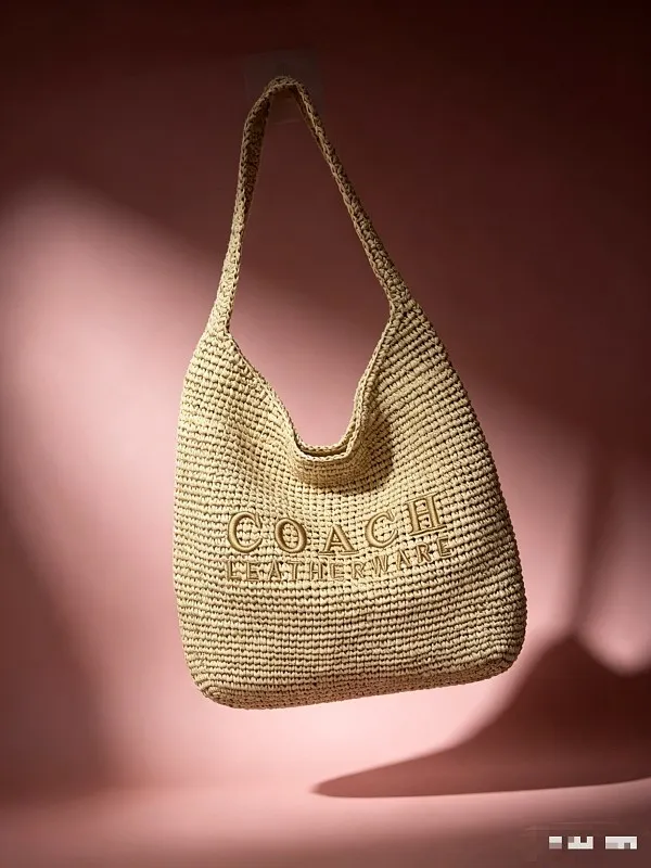 All Categories Official Website "Brand Women's Bags" Women's Bags 💙 COACH 2026 Official Website Coach Straw Tote Bag