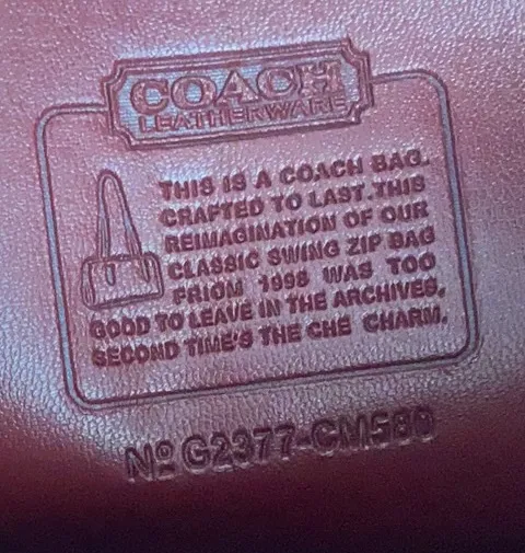 All Categories Coach Women's Bags (COACH) Coach CM580