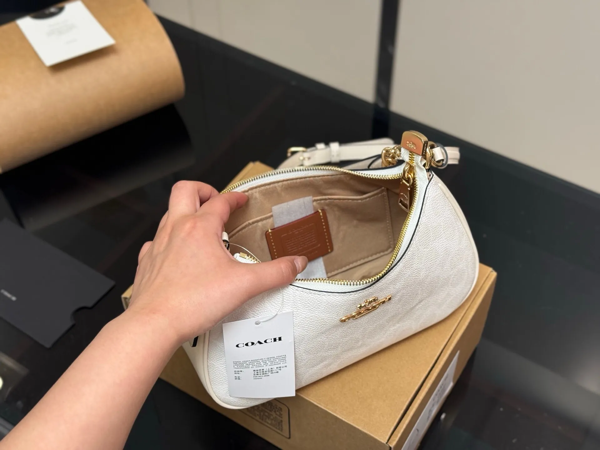 All categories Official website "Brand Women's Bags" Women's Bags 💙 COACH 2025 new COACH armpit bag