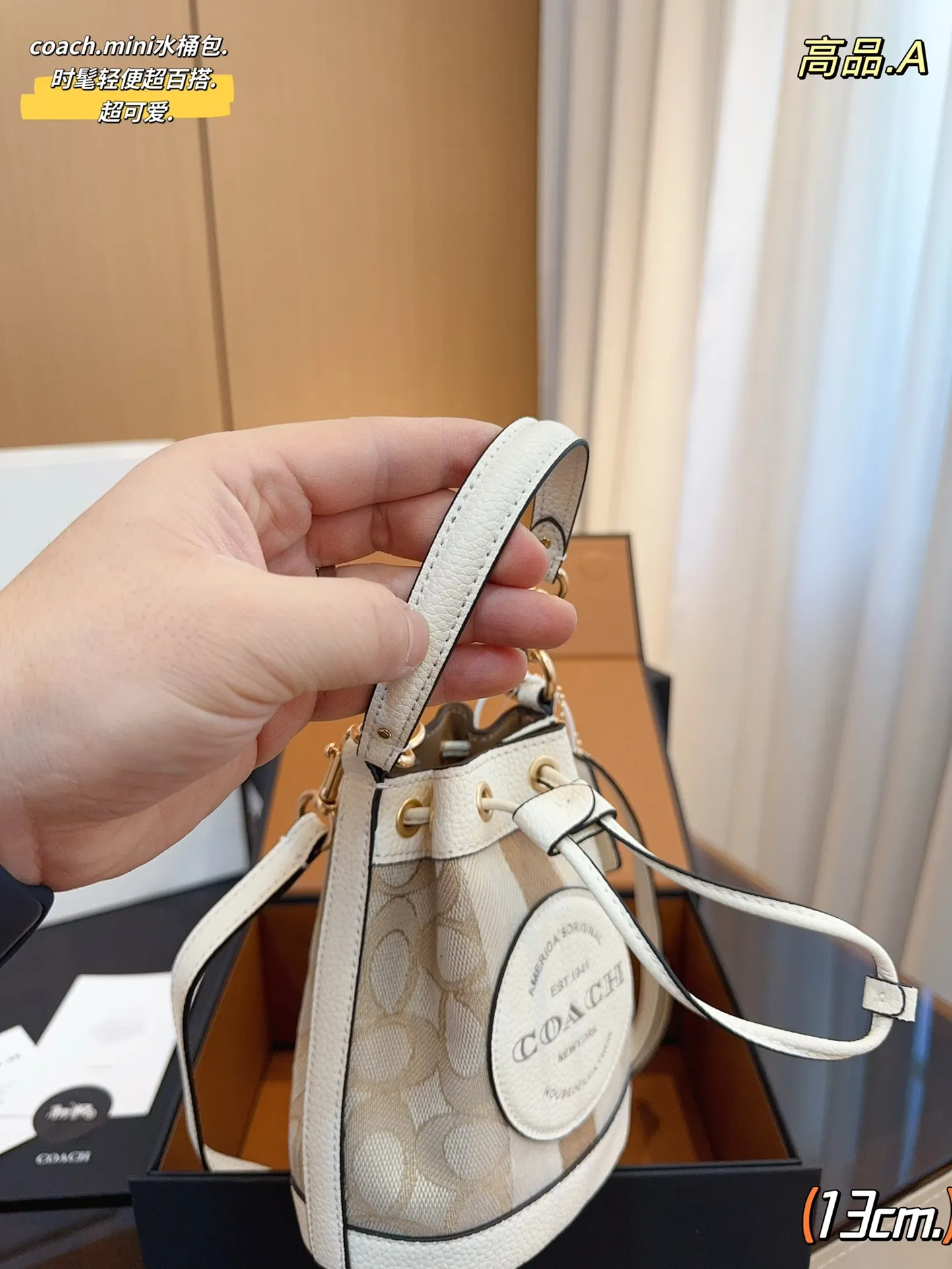 All Categories Official Website "Brand Women's Bags" Women's Bags 💙 COACH 2024 latest model COACH bucket bag