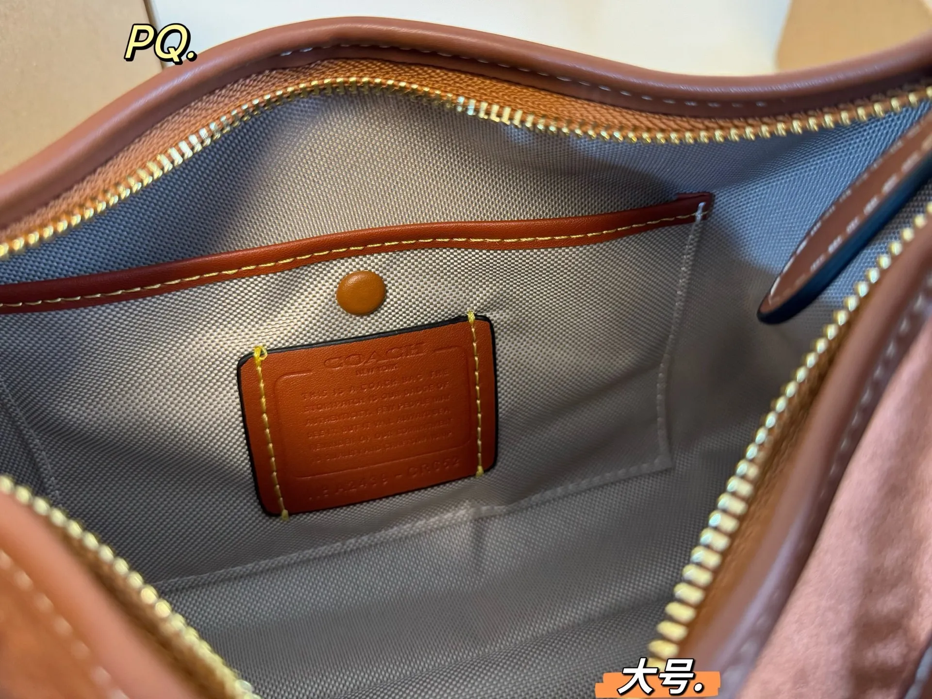 All Categories Official Website "Brand Women's Bags" Women's Bags 💙 COACH 2025 New COACH Suede Juliet Chain Underarm Bag
