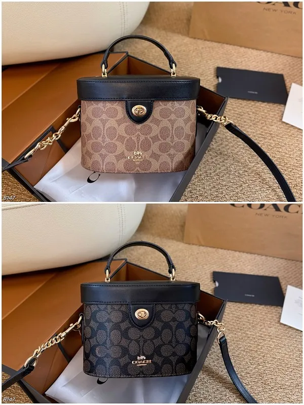 All Categories Official Website "Brand Women's Bags" Women's Bags 💙 COACH 2026 New COACH Presbyopia Box Bag