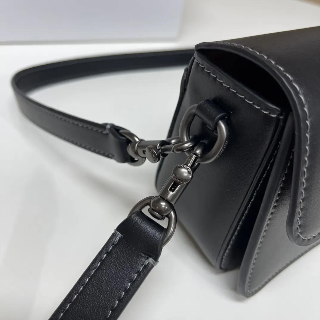 Top original order, batch 480💰Coach new Coach baguette bag, leather crossbody bag [Rose][Rose] model CE331 women's bag STUDIO BAGUETTE, size: 20*10*7[Fireworks][Fireworks][Fireworks]