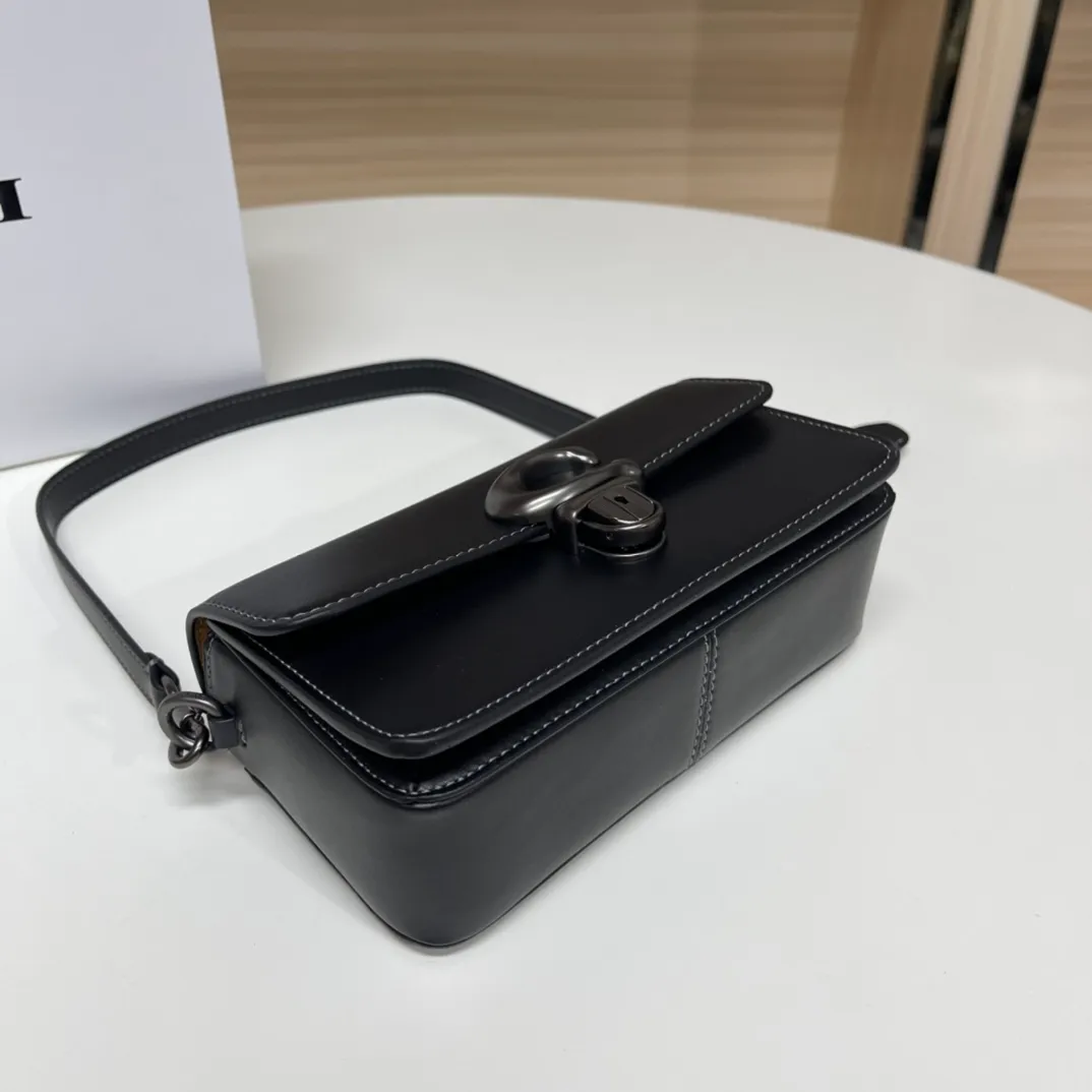 Top original order, batch 480💰Coach new Coach baguette bag, leather crossbody bag [Rose][Rose] model CE331 women's bag STUDIO BAGUETTE, size: 20*10*7[Fireworks][Fireworks][Fireworks]