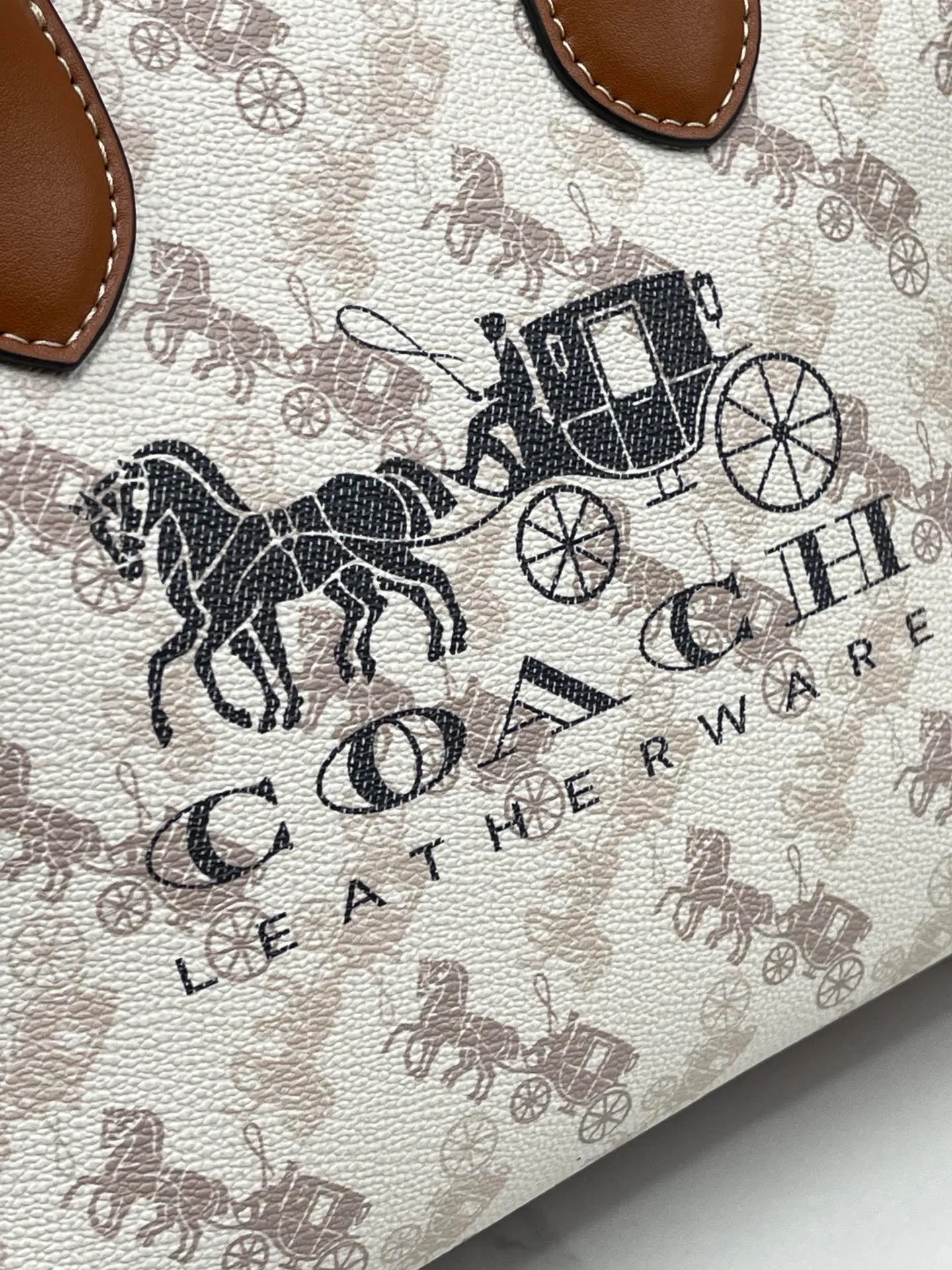 Top original order batch 460💰coach/Coach new model CR680 counter new ACE carriage pattern women's tote bag single shoulder crossbody handheld tote bag double shoulder strap design size: 26X20.5X12