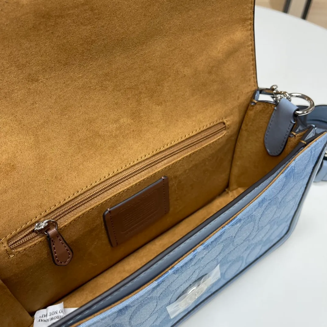 Top original order, batch 500💰COACH/model CH137 Coach Outlet women's bag Xiangbu Lei color matching classic logo MORGAN shoulder bag armpit bag. Size 26X14X6