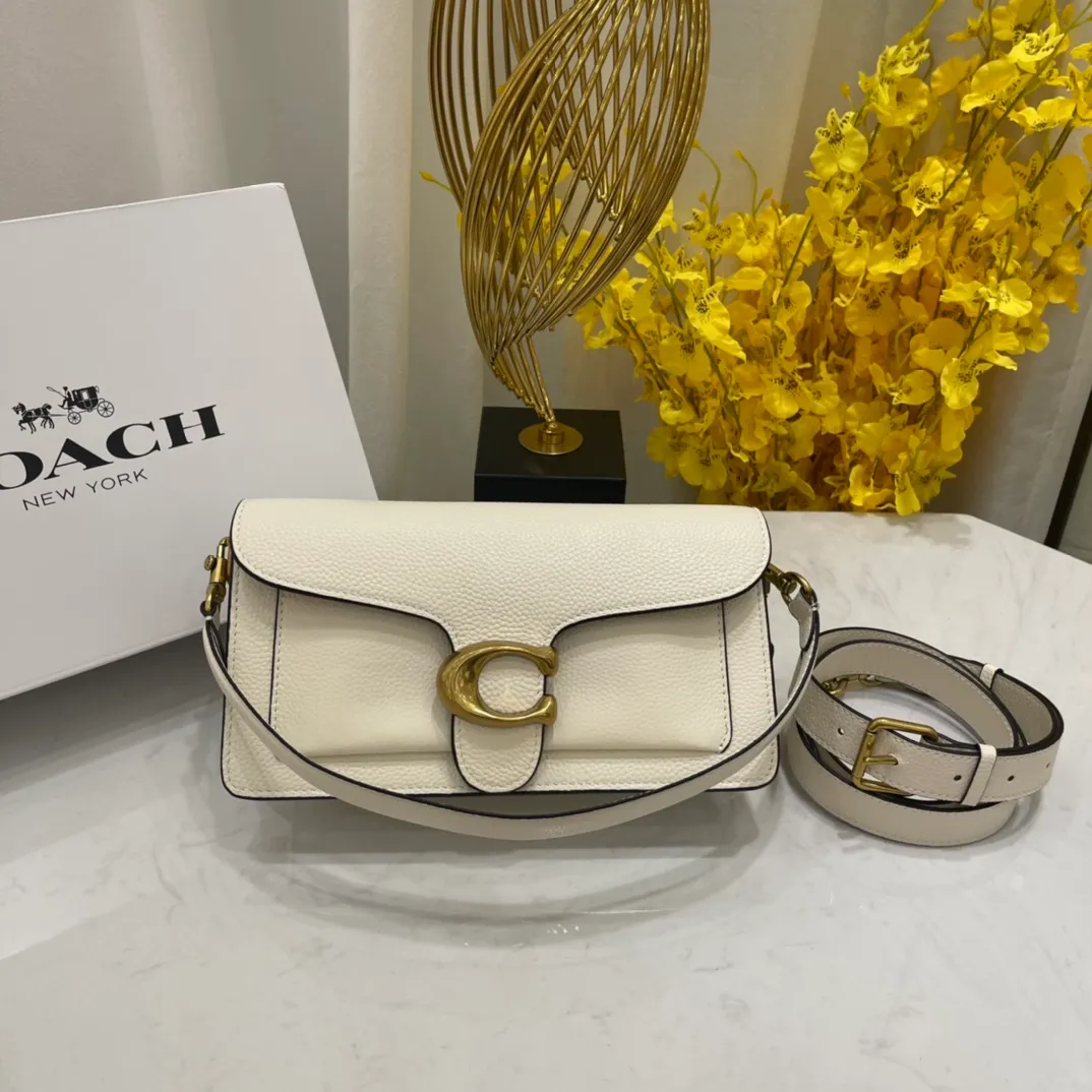 Top original order 520💰Original order coach/Coach💃Model 73995. First-layer cowhide new Dionysus bag Tabby series, envelope bag handbag, size: 26*15*7.5cm., 🌸