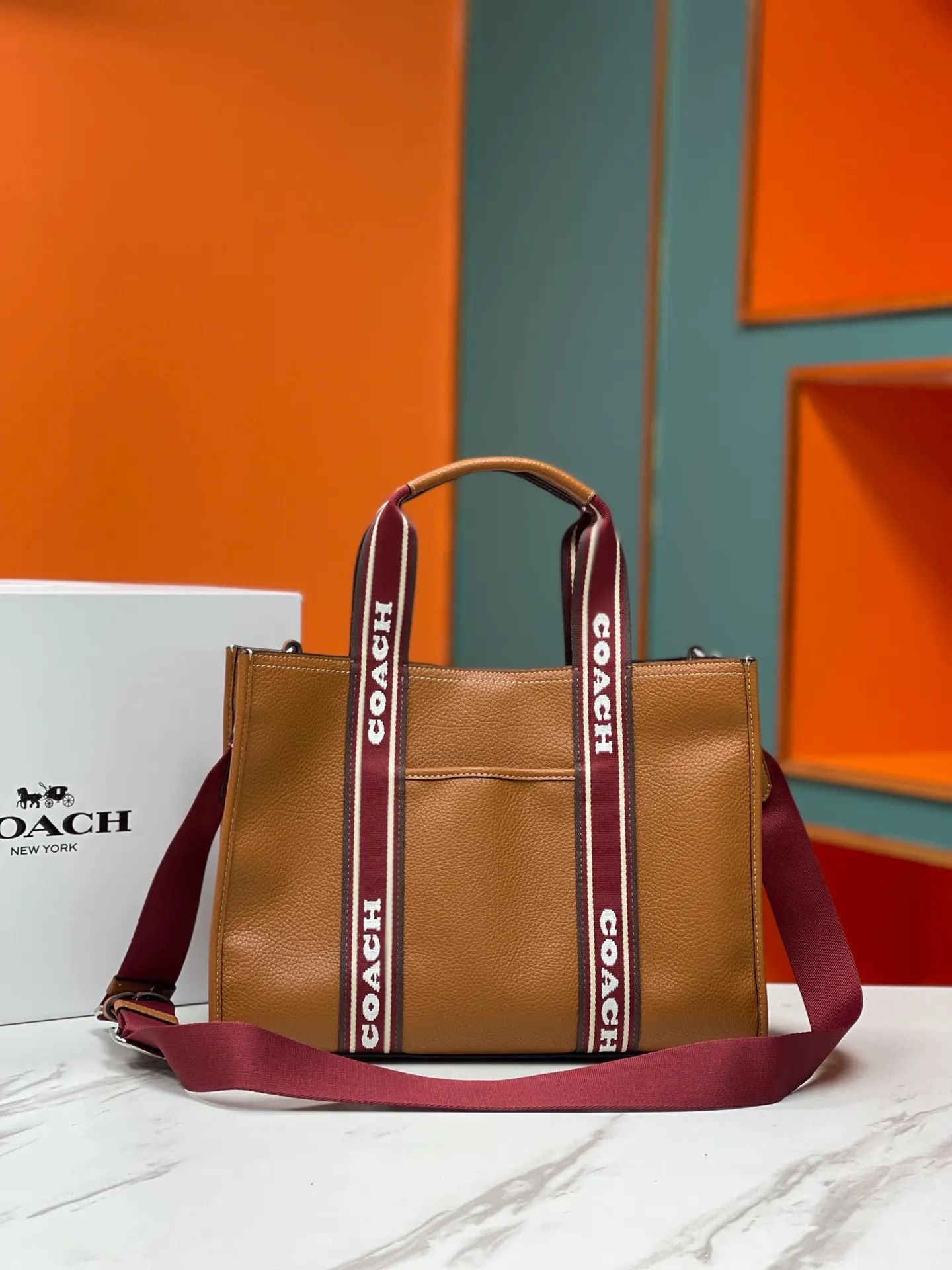 Top original order batch 460💰COACH/Coach new shopping bag counter synchronization model CM067 _SVCAH2023 new size 36X25X13