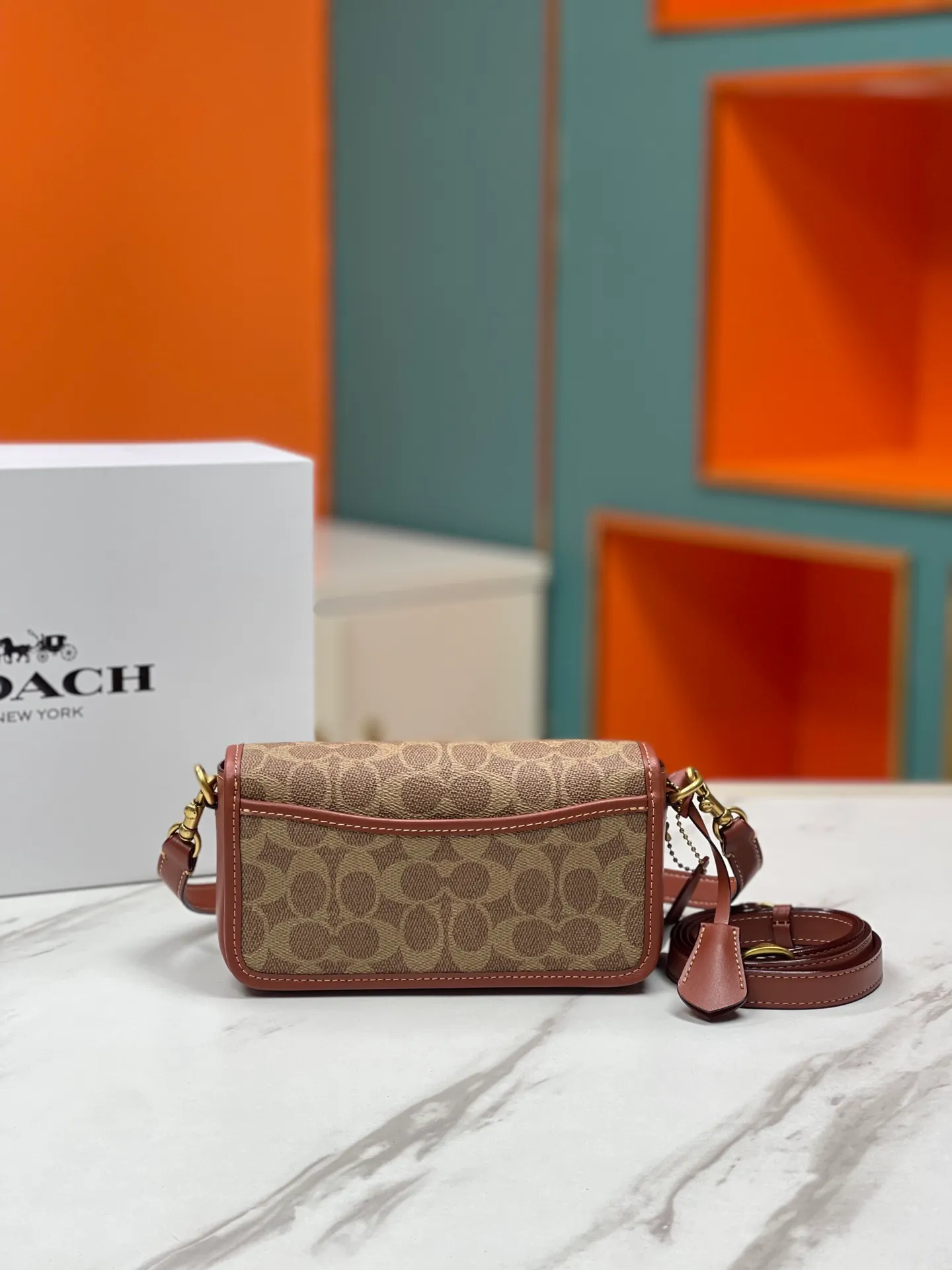 Batch 480💰Coach's new Coach baguette leather crossbody bag [Rose][Rose] model CE764 women's bag STUDIO BAGUETTE, size: 20*10*7[Fireworks][Fireworks][Fireworks]