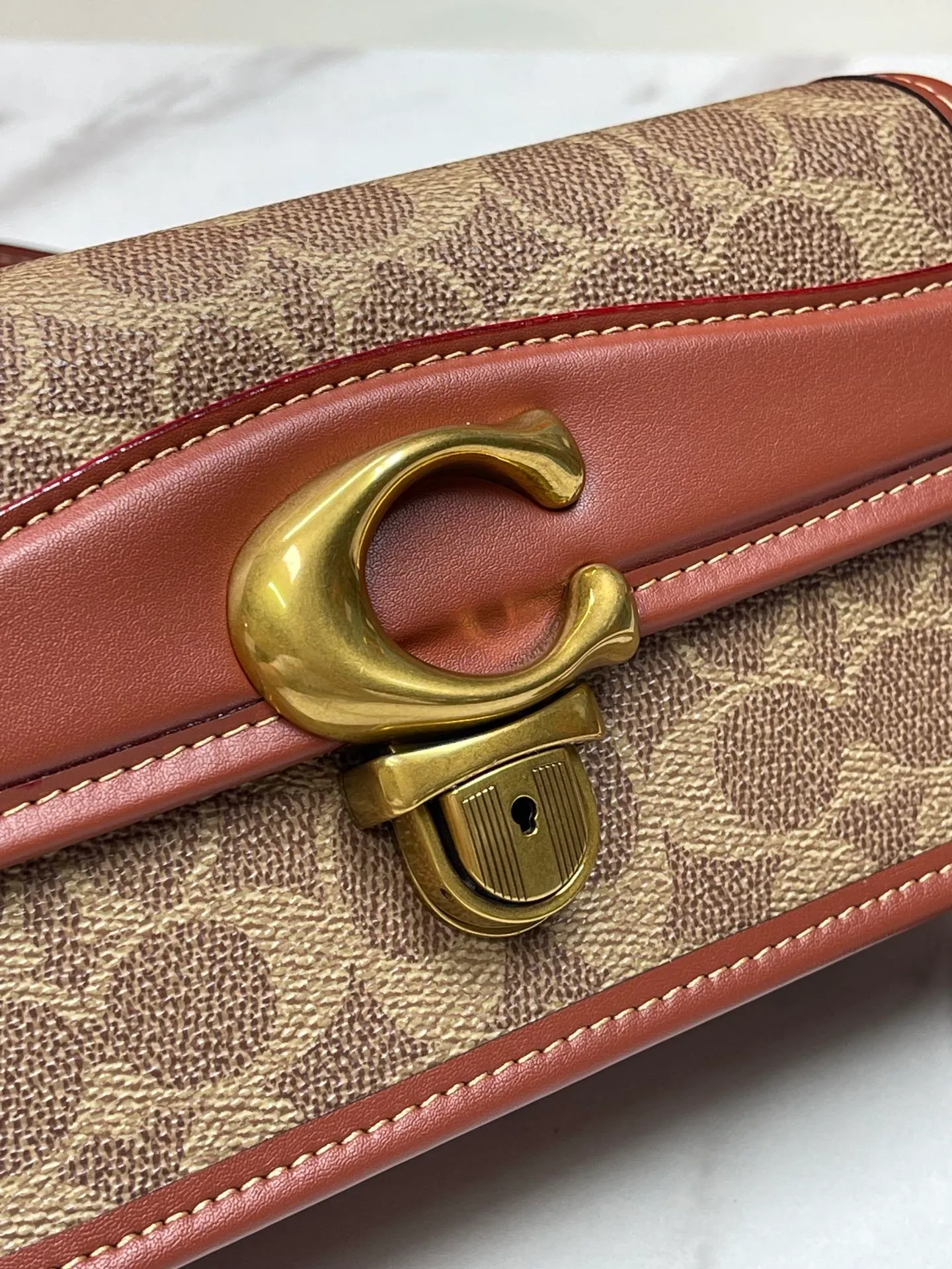 Batch 480💰Coach's new Coach baguette leather crossbody bag [Rose][Rose] model CE764 women's bag STUDIO BAGUETTE, size: 20*10*7[Fireworks][Fireworks][Fireworks]