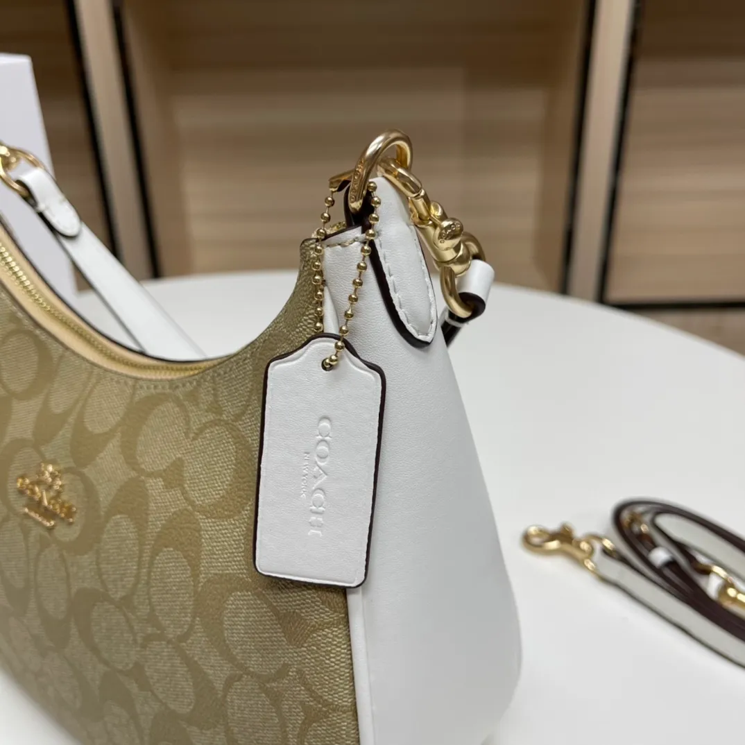 Top original order batch 430💰COACH/Coach official outlet style women's leather college style single shoulder crossbody handbag armpit bag. Model CK161. 29 X23 X23