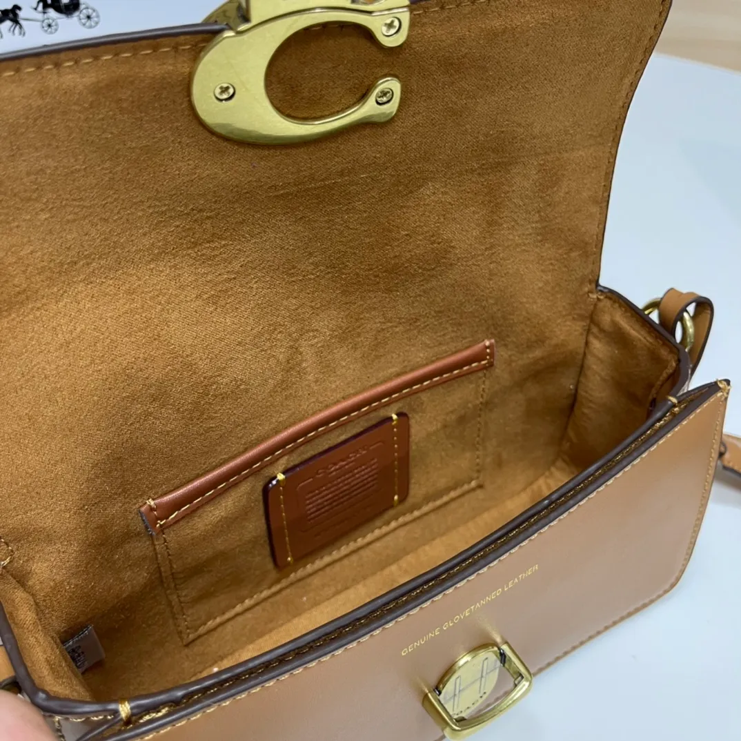 Batch 480💰Coach’s new Coach baguette leather crossbody bag [Rose][Rose] model CE331 women’s bag STUDIO BAGUETTE, size: 20*10*7[Fireworks][Fireworks][Fireworks]