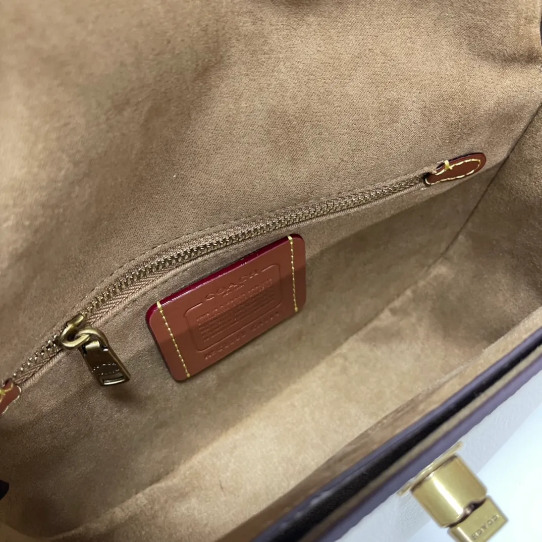 Top original order batch 460💰coach/Coach new ca094. Full leather, Willow Saddle vintage saddle bag, crossbody bag, 2 shoulder straps can be matched with different styles, can be salty or sweet, super classic and beautiful ~ 22x17x7.5cm
