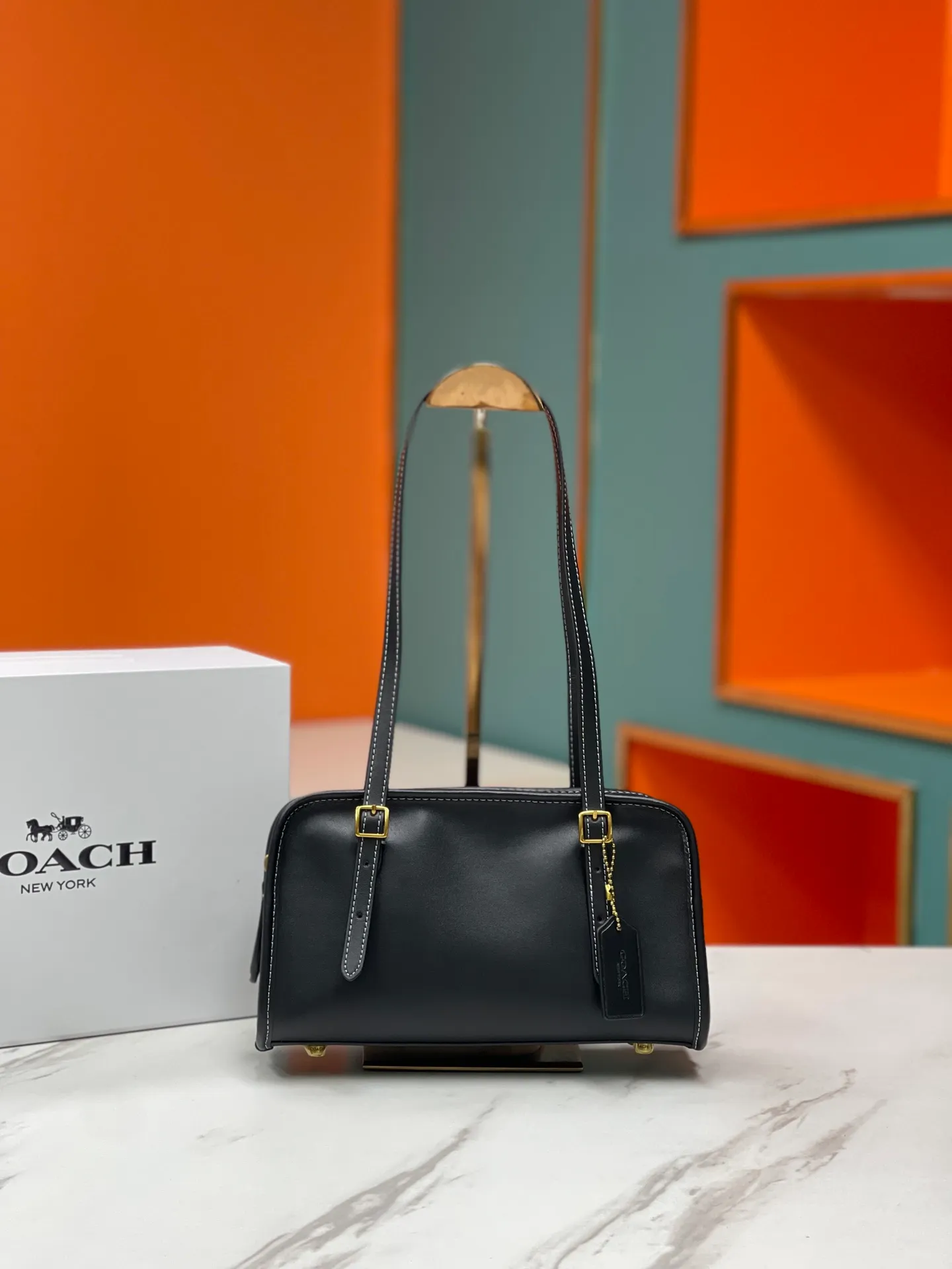 Top original order batch 420💰coach/Coach new October new product CM565 Swing Zip handbag, exquisite and versatile, especially recommended, very cost-effective, 25X15X8