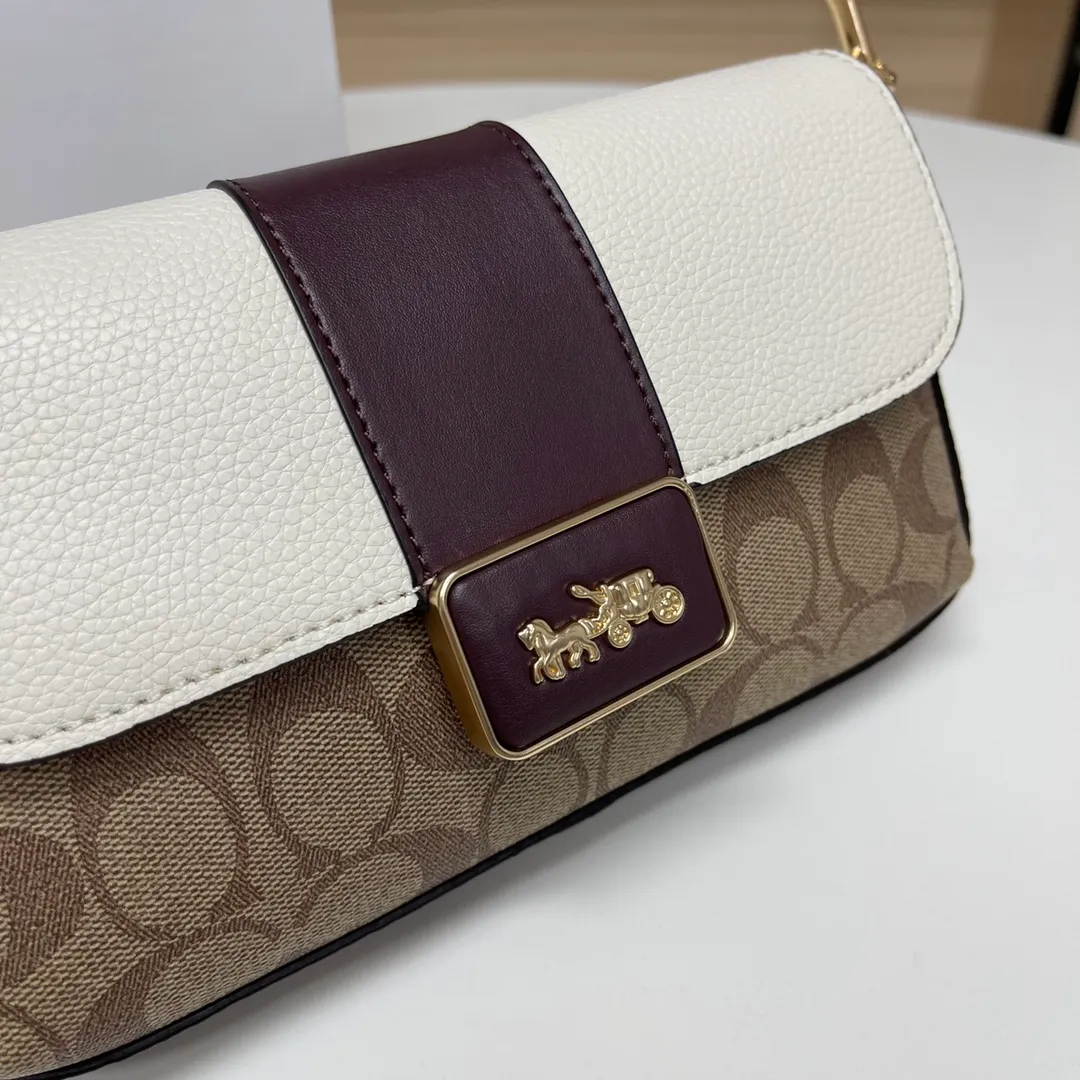 Top original order, batch 420💰COACH classic outlet new GRACE clamshell shoulder crossbody bag for women, model CC033. Size: 22X12.5X5.5