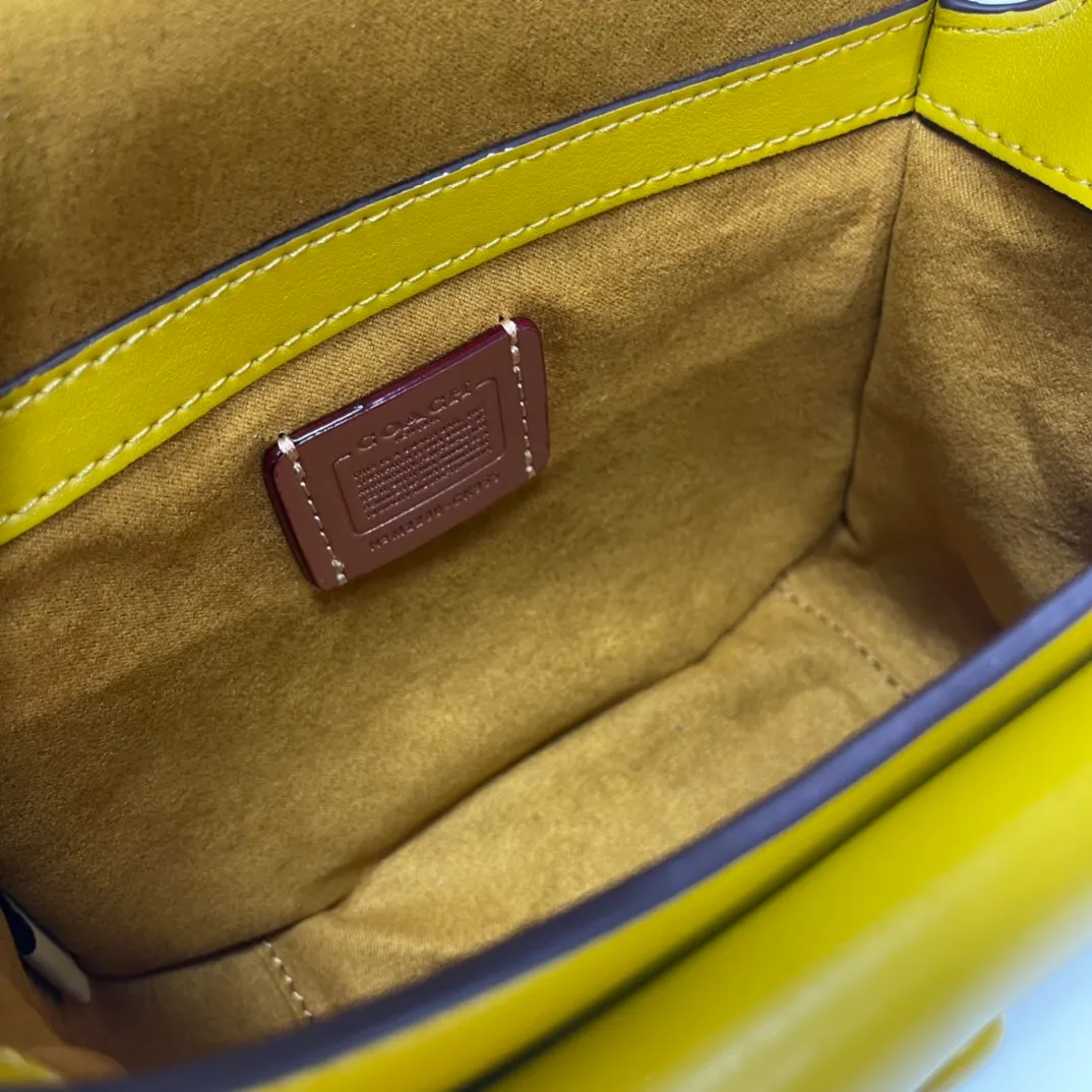 Top original order batch 460💰coach/Coach new model CJ846 CK019 CK020 Ck955 Tabby Messenger Retro and cute, a bit like a saddle bag, made of cowhide, soft and plump. The body of the bag is full of youthful vitality. It is compact, but has a lot of space. There is also a small button bag in the front that can be used as a small item. It is a bag that combines beauty and practicality. White, refreshing and clean Size: 19*14*7