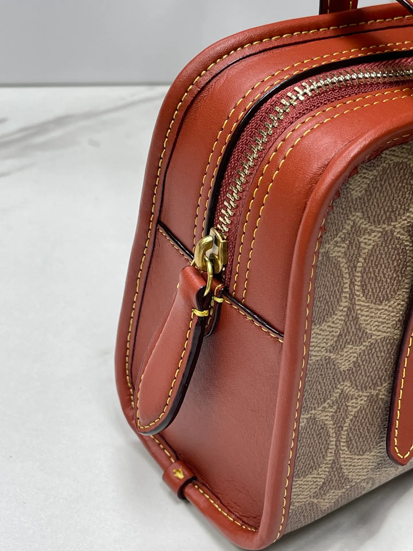 Top original order batch 420💰coach/Coach new October new product CM580 Swing Zip handbag, exquisite and versatile, especially recommended, very cost-effective, 25X15X8