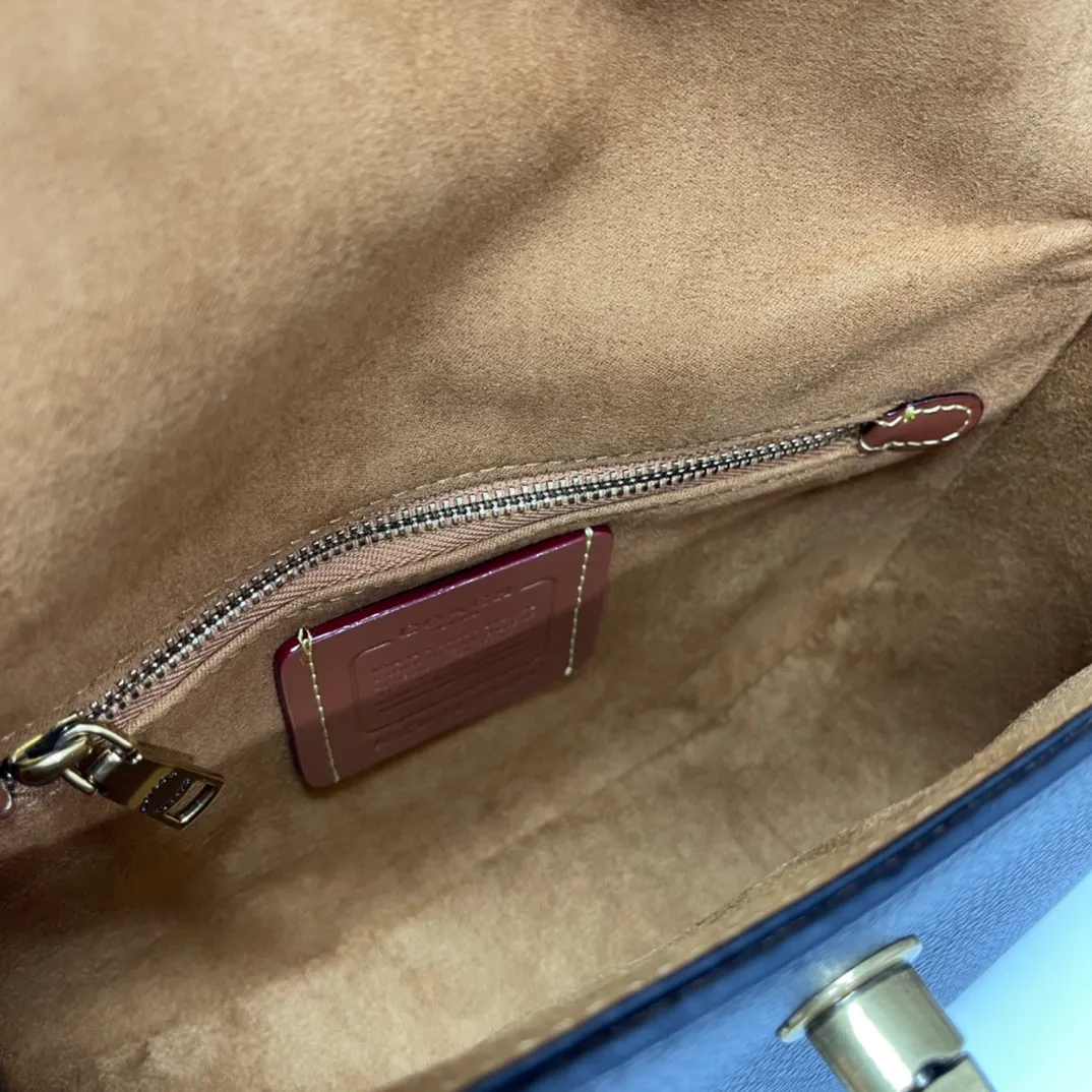 Top original order batch 460💰coach/Coach new ca094. Full leather, black, Willow Saddle vintage saddle bag, crossbody bag, 2 shoulder straps can be matched with different styles, it can be salty or sweet, super classic and beautiful ~ 22x17x7.5cm