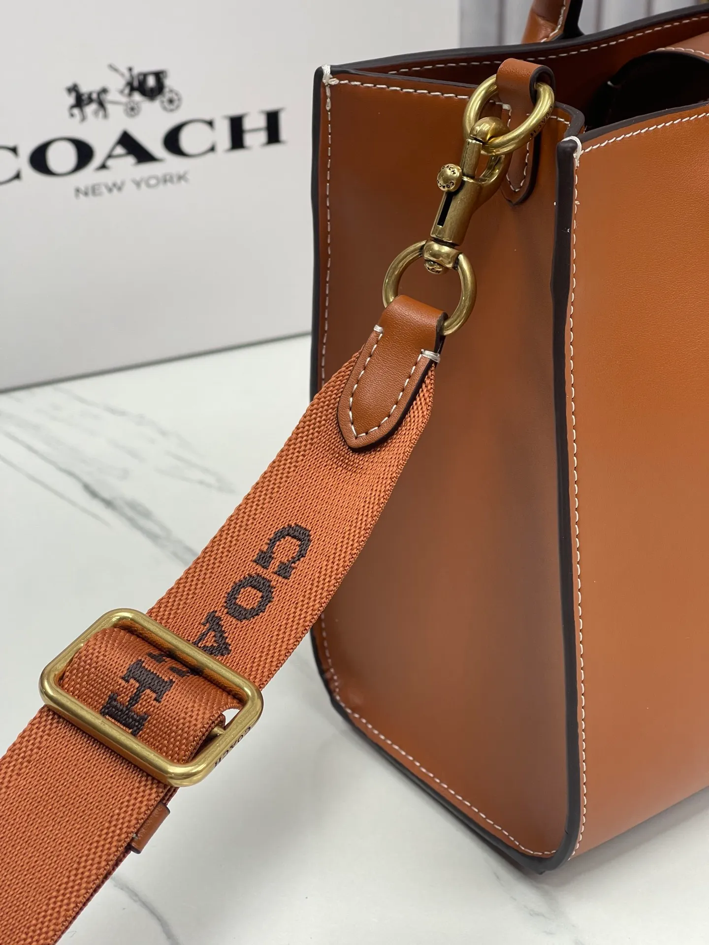 Top original order batch 460💰coach/Coach new model CR681 counter new ACE carriage pattern women's tote bag single shoulder crossbody handheld tote bag double shoulder strap design size: 26X20.5X12