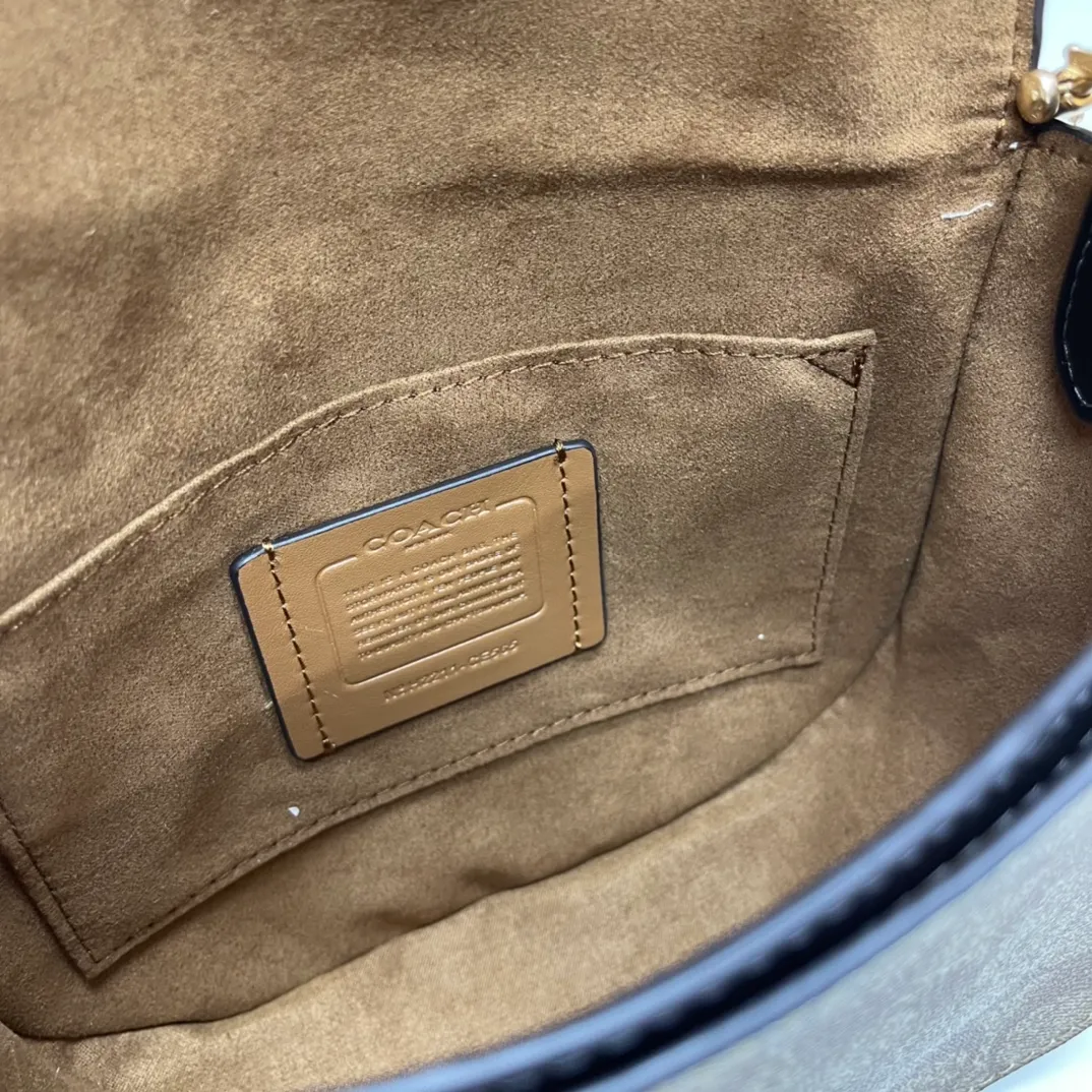 Top original order batch 520💰Coach/Coach new model❤, item number CE565, ce567.C Ole ladies classic logo canvas KLEO No. 17 shoulder bag autumn and winter new product luxury and noble 🤞 size 19.5X17X7