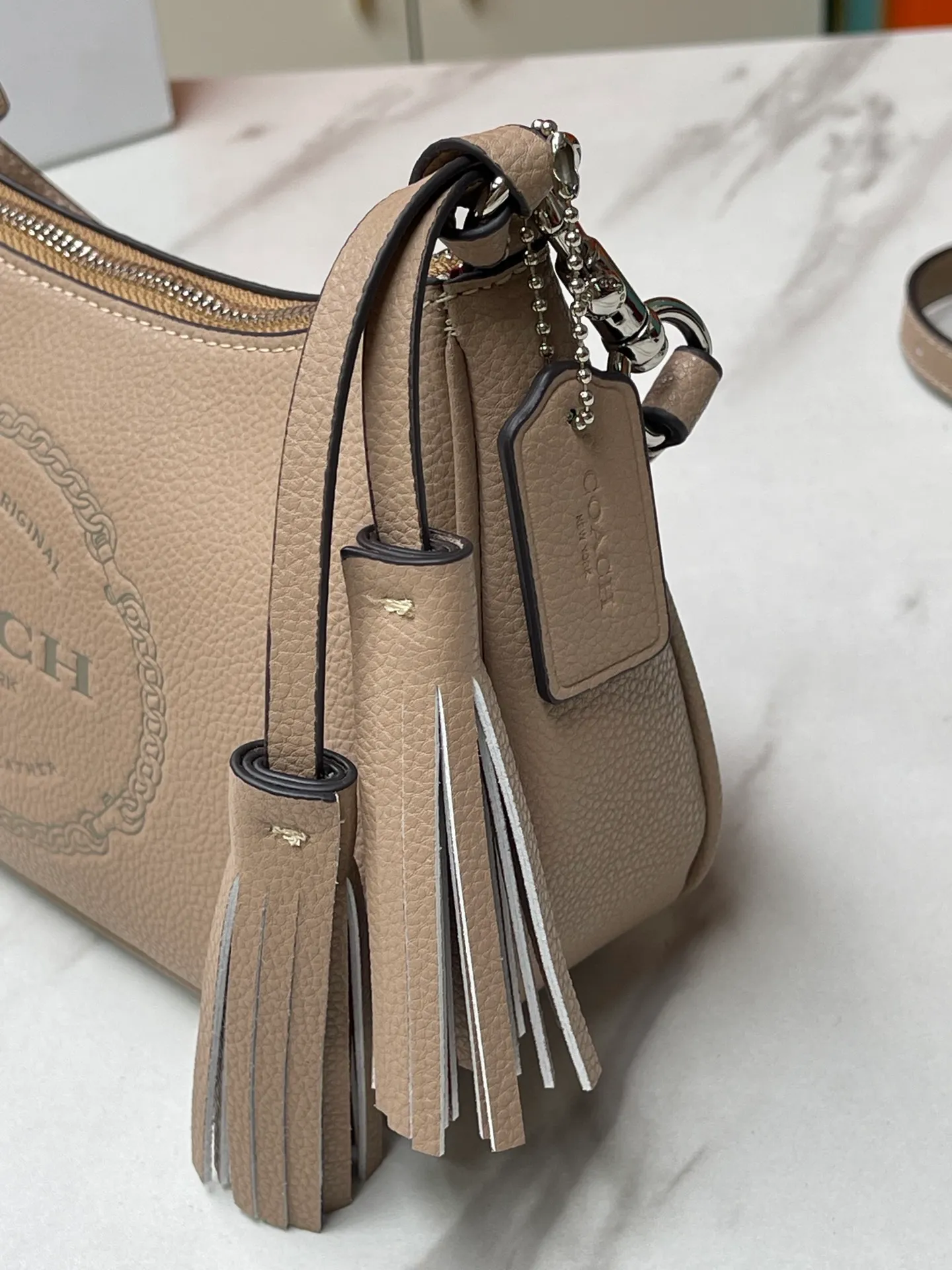 Top original order, batch 380💰 model CM084, the latest underarm bag at Coach counter, size 24.5/15.5/7.5.