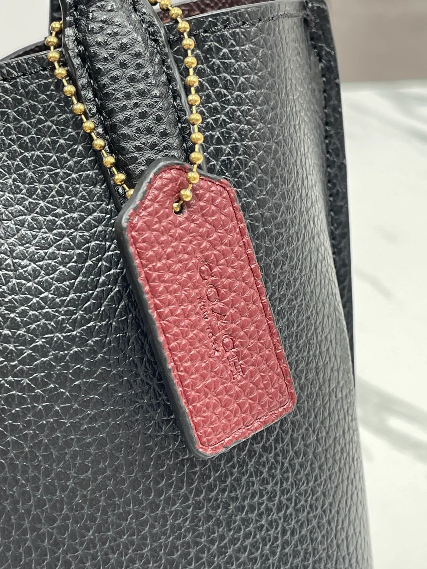 Batch 400💰Coach/Coach new counter 2024 CR676 CR675 new Willow tote bag mini size pebbled full cowhide, the bag has compartments and small girls can completely handle it, size: 16.5