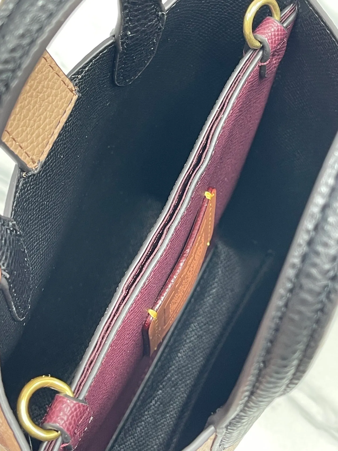 Batch 400💰Coach/Coach new counter 2024 CR676 CR675 new Willow tote bag mini size pebbled full cowhide, the bag has compartments and small girls can completely handle it, size: 16.5