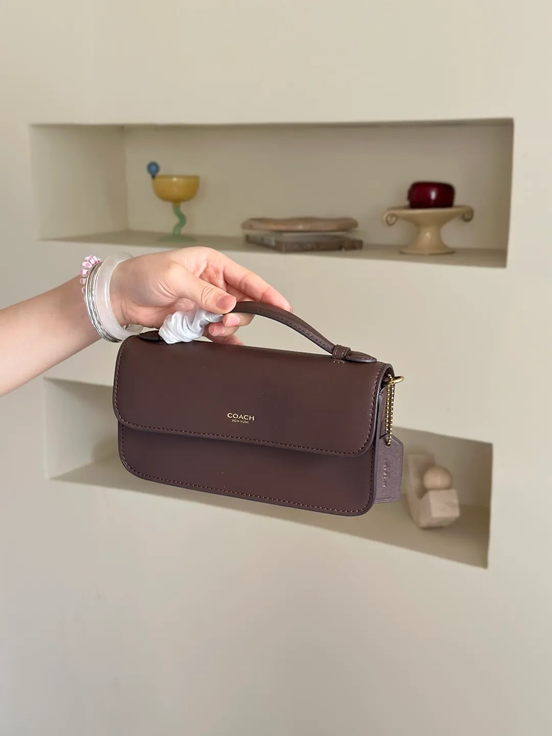 All Categories Official Website "Brand Women's Bags" Women's Bags 💙 COACH 2026 New COACHElora Handheld Underarm Bag
