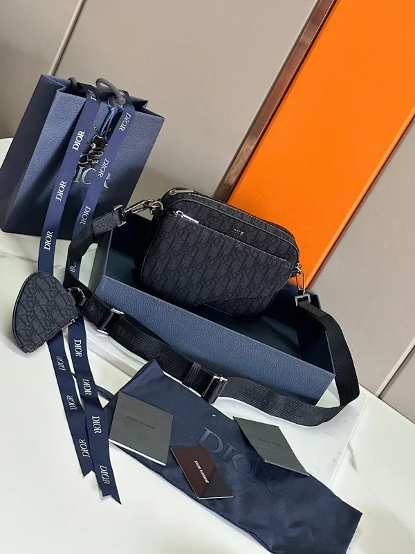 All categories 💚 Top version men’s bags 💚 DIOR 2025 official website new DIOR crossbody bag