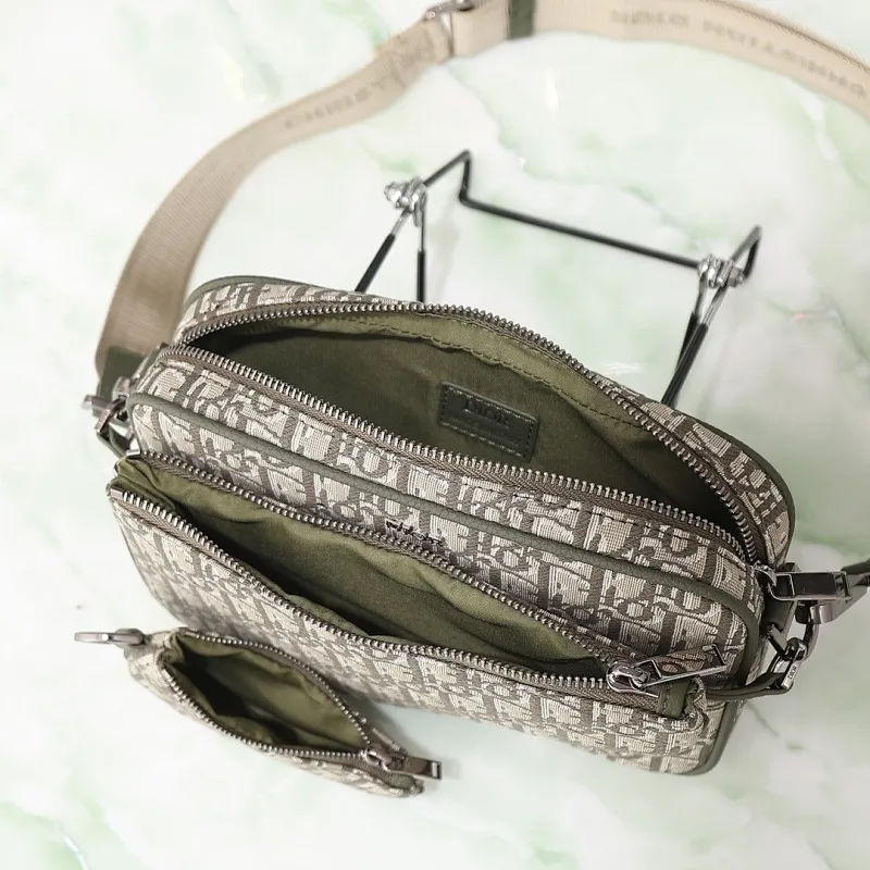 All categories 💚 Top version men’s bags 💚 DIOR 2025 official website new DIOR crossbody bag