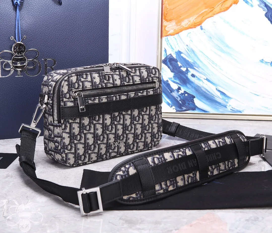 All categories 💚 Top version men’s bags 💚 DIOR 2025 official website new DIOR crossbody bag