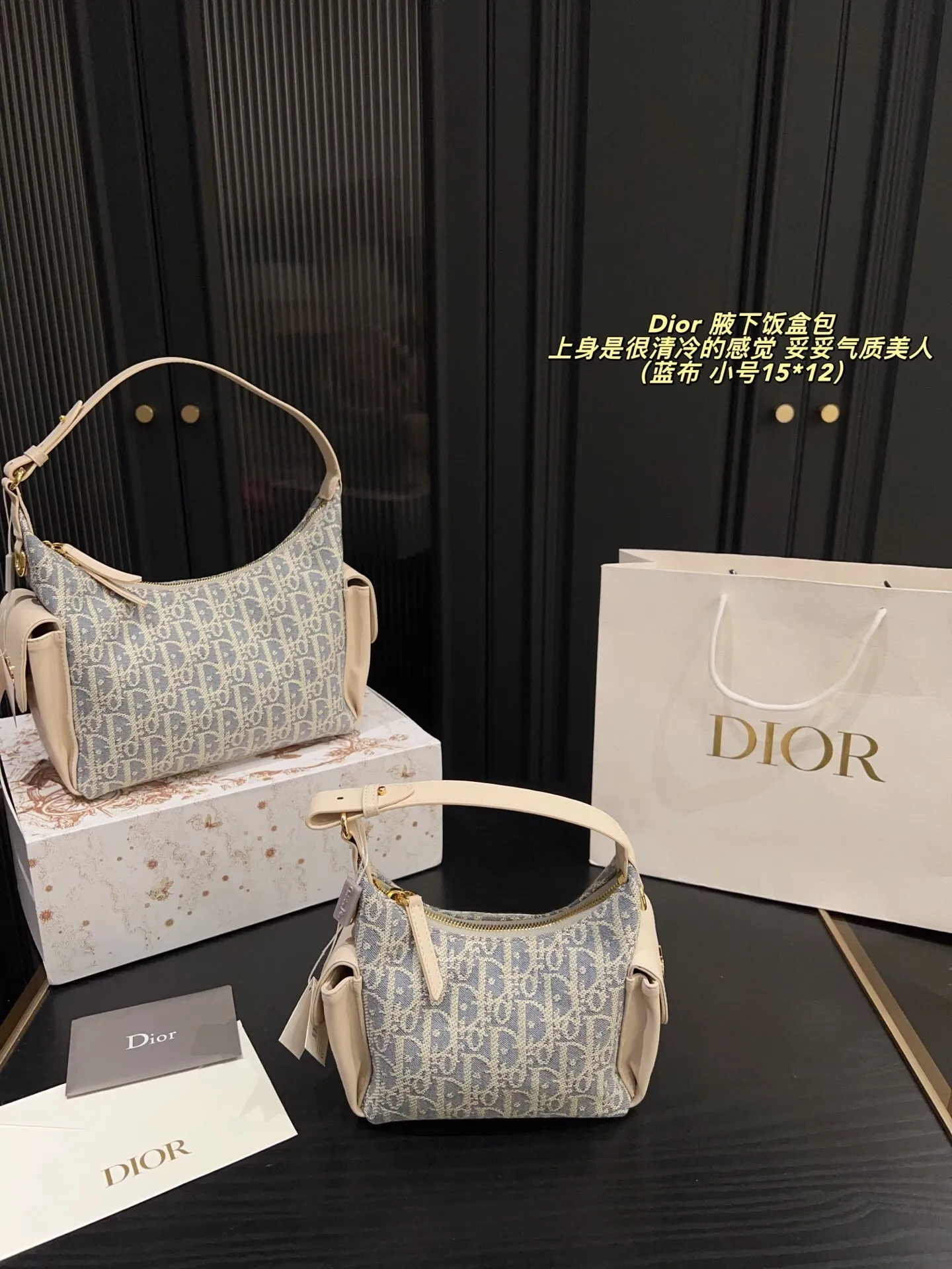 All categories Official website "Brand Women's Bags" Women's Bags 💙 DIOR 2025 new DIOR armpit bag