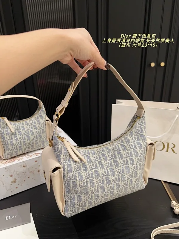 All categories Official website "Brand Women's Bags" Women's Bags 💙 DIOR 2025 new DIOR armpit bag