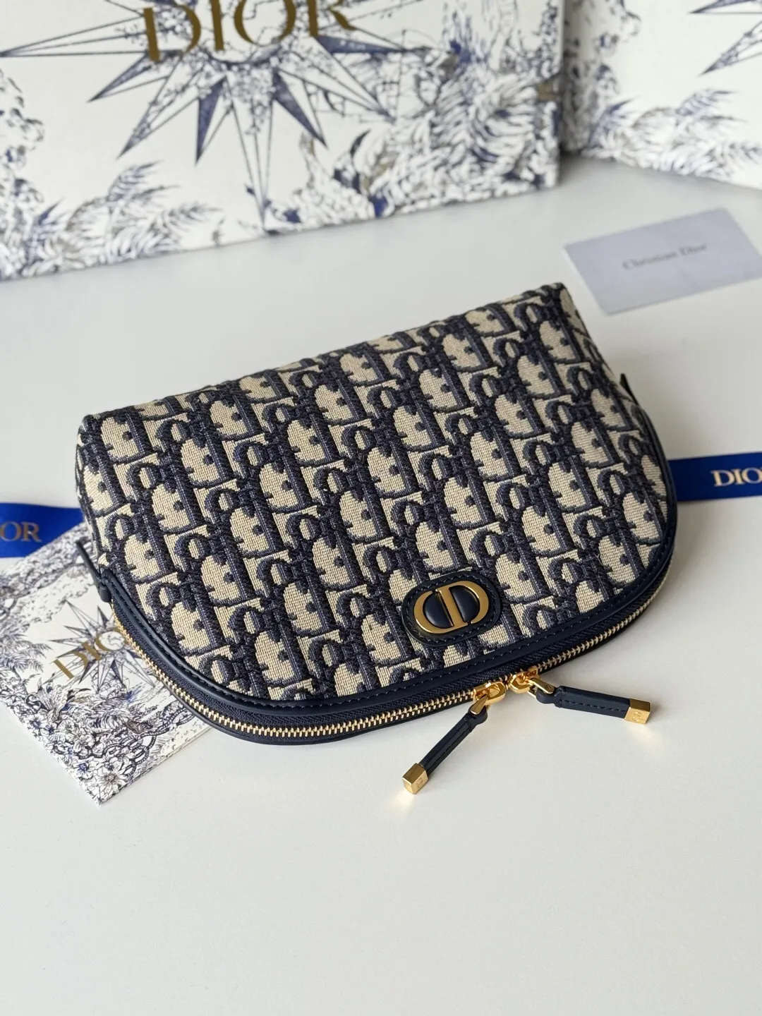 All Categories Official Website "Brand Women's Bags" Women's Bags 💙 DIOR 2025 New Dior Cosmetic Bag