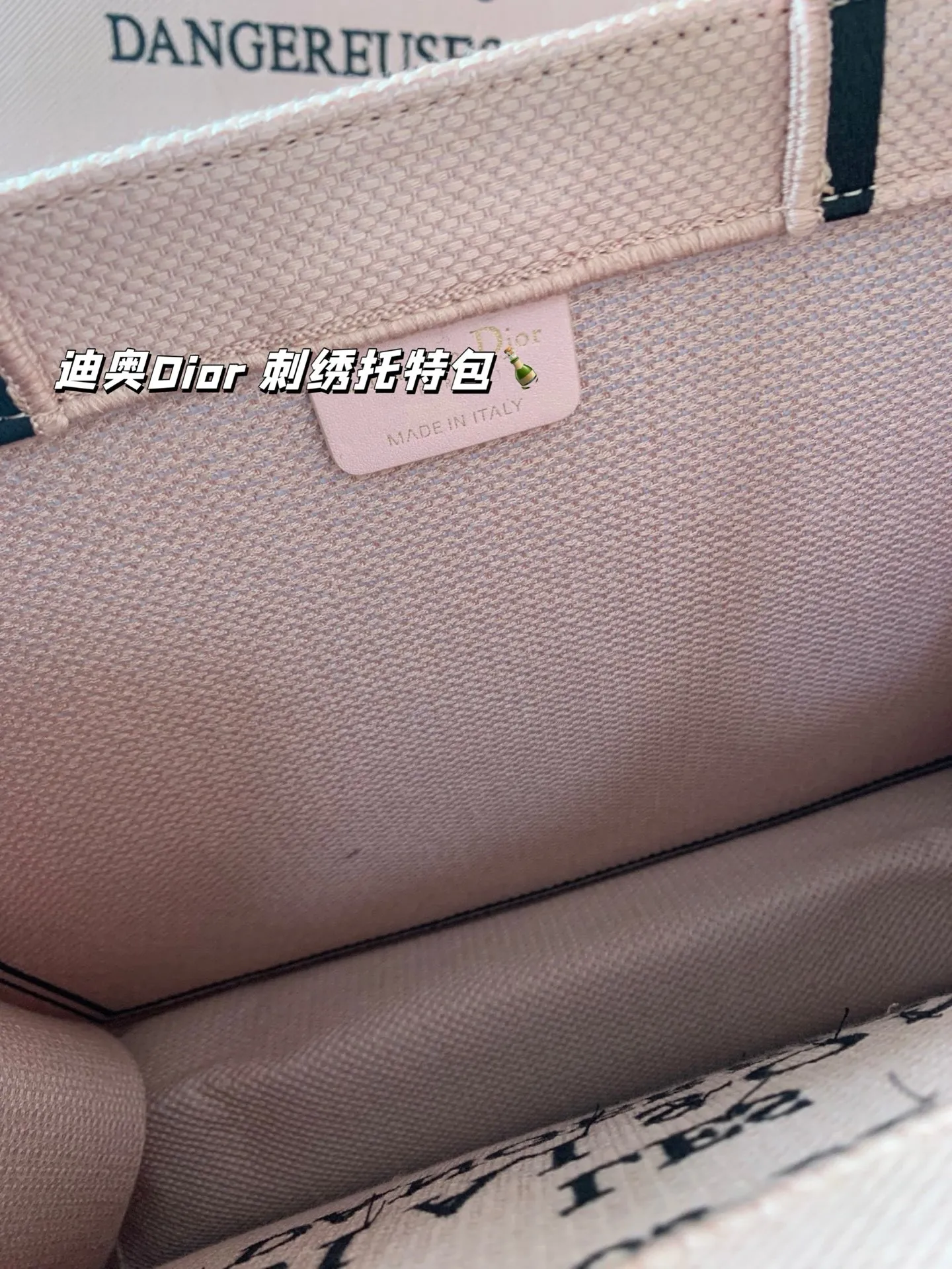 All Categories Official Website "Brand Women's Bags" Women's Bags 💙 DIOR 2025 New DIOR Embroidered Tote Bag