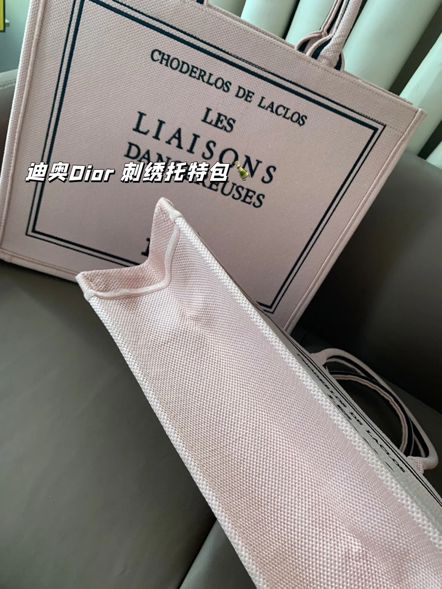 All Categories Official Website "Brand Women's Bags" Women's Bags 💙 DIOR 2025 New DIOR Embroidered Tote Bag