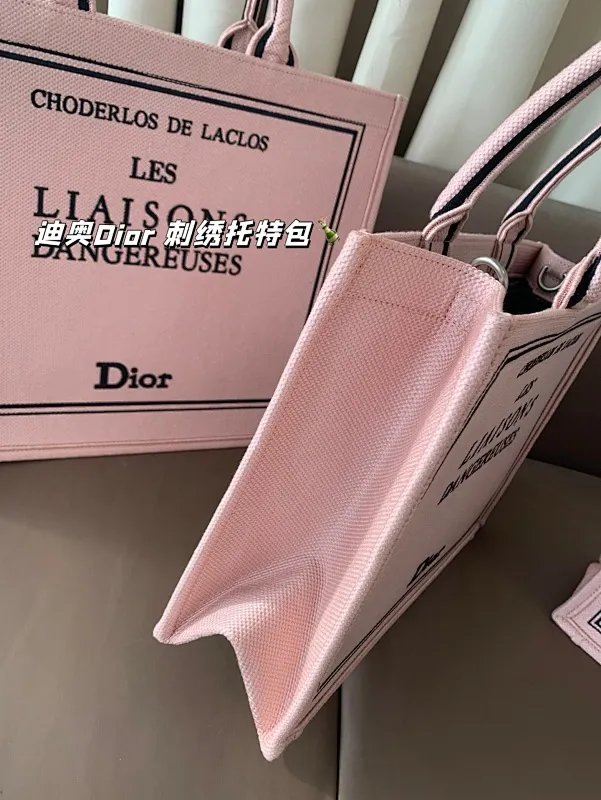 All Categories Official Website "Brand Women's Bags" Women's Bags 💙 DIOR 2025 New DIOR Embroidered Tote Bag