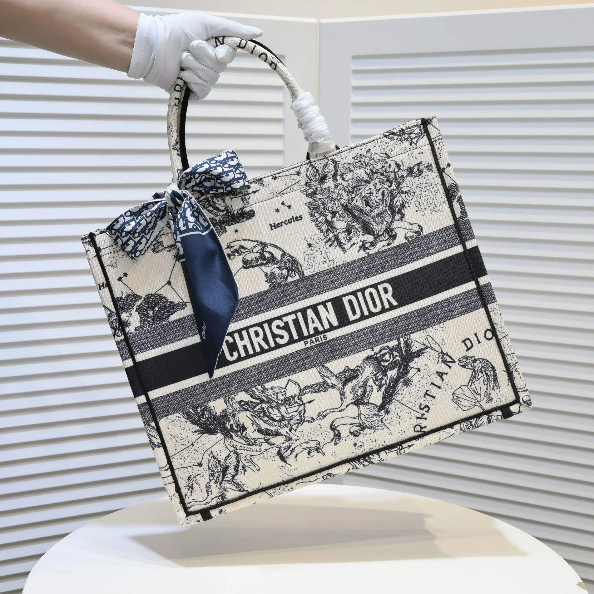 💰360￥With silk scarf, large size🔥 embroidered edge🔜Dior new shopping bag at Dior counter! Counters are updated simultaneously! Limited edition of the same style as the stars! Super stylish! Imported fabric👍high-end quality! You can go in and out of the counters at will without any pressure! The first choice for going out with super large capacity👍 Model: 8033 Size: 41*14*32cm