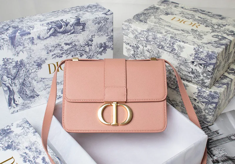 All Categories Official Website "Brand Women's Bags" Women's Bags 💙 DIOR 2022 Official Early Spring New Dior* r Palm Print Series Montaigne Bag Wholesale 58002000