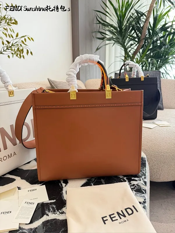All Categories Official Website "Brand Women's Bags" Women's Bags 💙 FENDI 2025 New FENDI Sunshine Medium Tote Bag