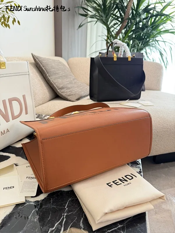 All Categories Official Website "Brand Women's Bags" Women's Bags 💙 FENDI 2025 New FENDI Sunshine Medium Tote Bag
