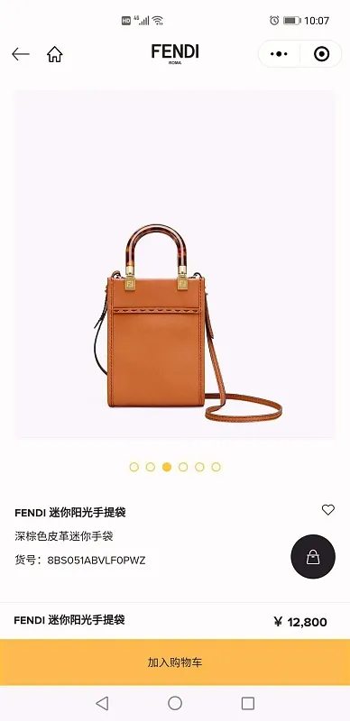 All Categories Fendi Women's Bags (Fendi) Fendi Original Order 8376