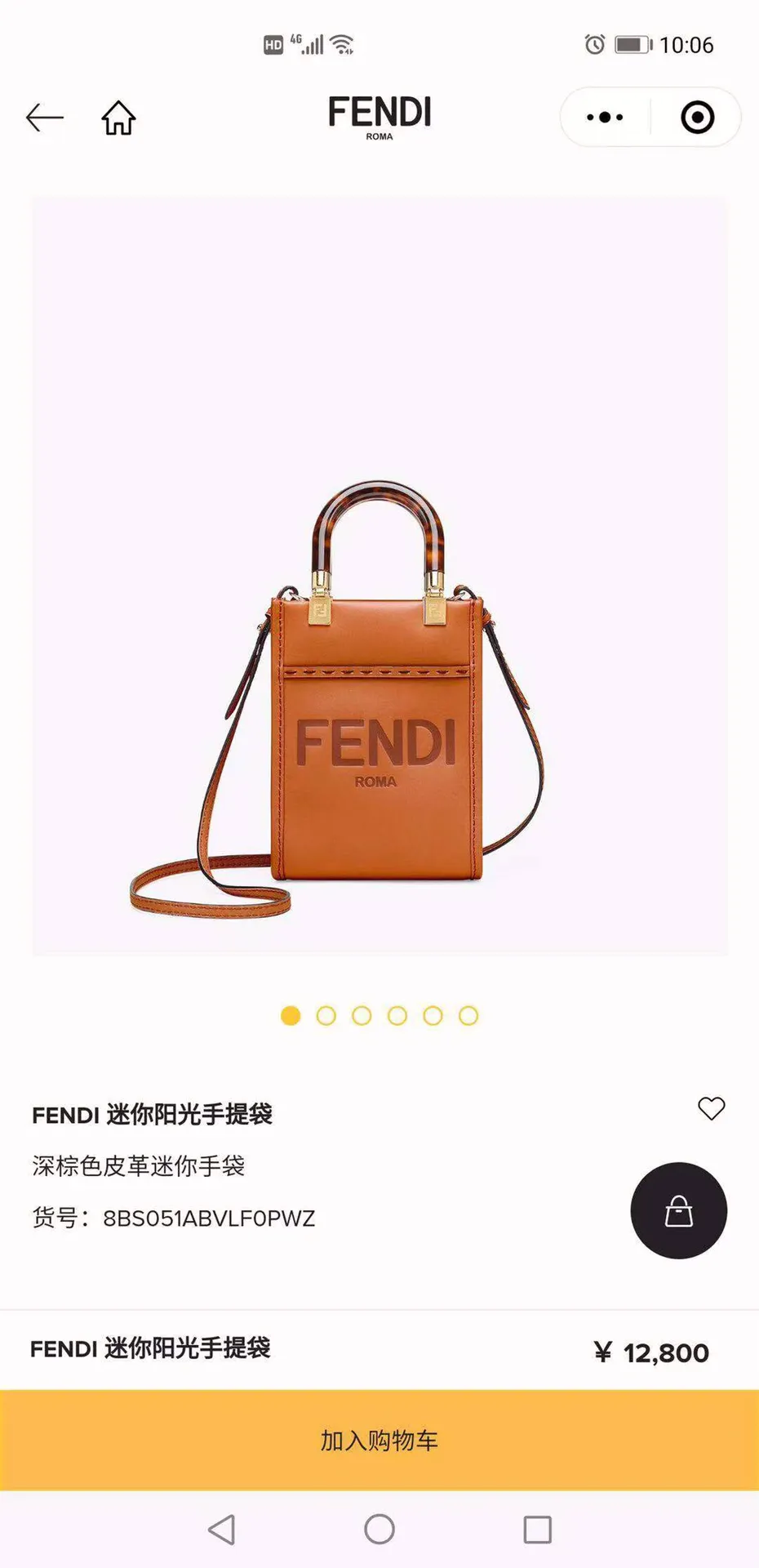 All Categories Fendi Women's Bags (Fendi) Fendi Original Order 8376