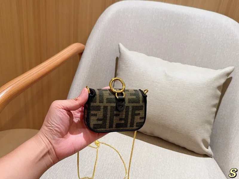 All categories Official website "Brand Women's Bags" Women's Bags 💙 FENDI 2025 new fendi mini lipstick bag coin purse