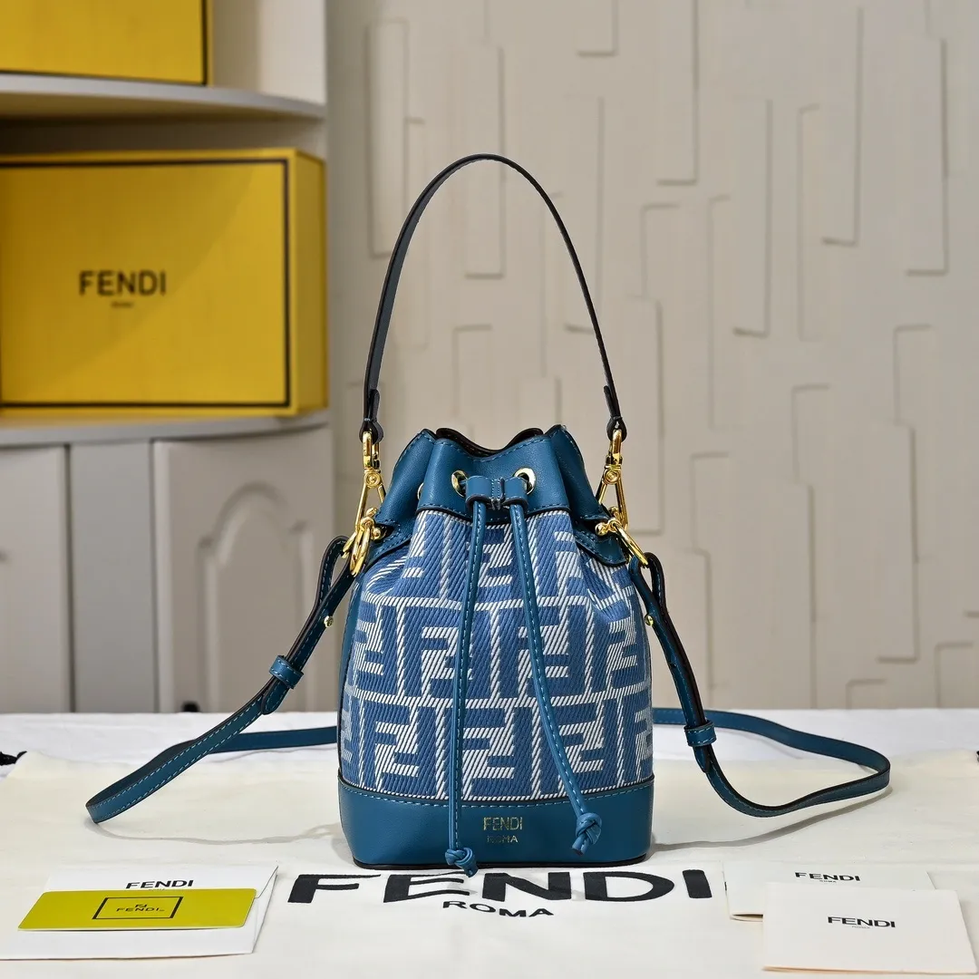 All Categories Official Website "Brand Women's Bags" Women's Bags 💙 FENDI 2025 New Fendi Bucket Bag