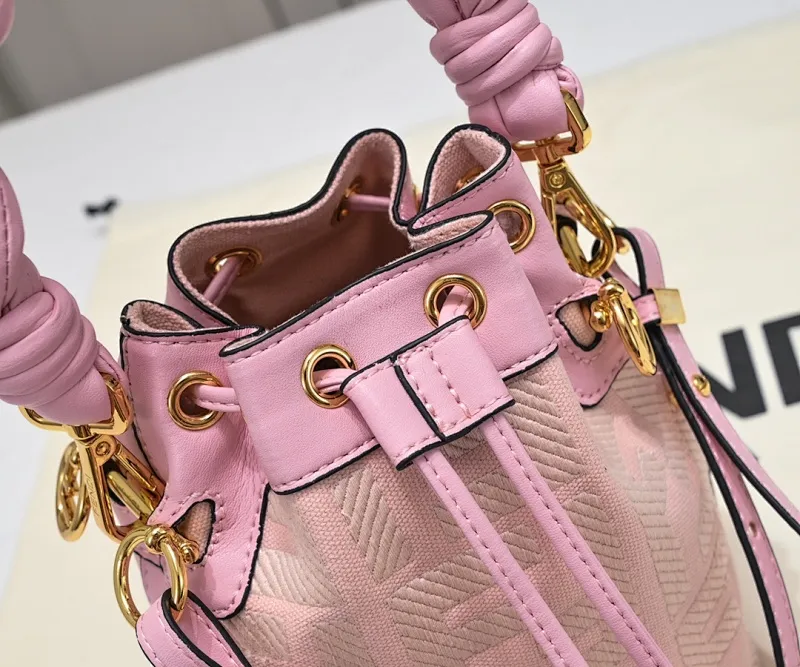 All Categories Official Website "Brand Women's Bags" Women's Bags 💙 FENDI 2025 New Fendi Bucket Bag