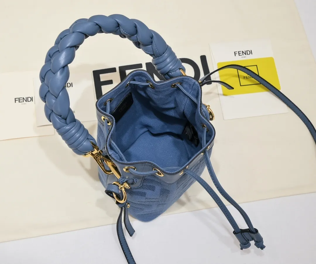 All Categories Official Website "Brand Women's Bags" Women's Bags 💙 FENDI 2025 New Fendi Bucket Bag