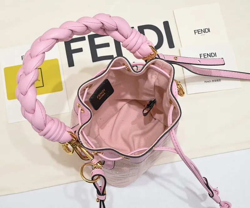 All Categories Official Website "Brand Women's Bags" Women's Bags 💙 FENDI 2025 New Fendi Bucket Bag