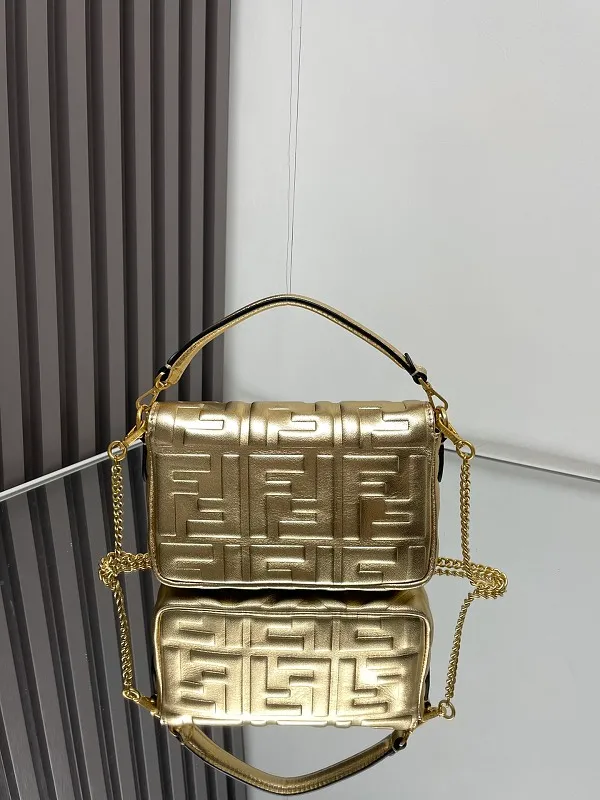 All Categories Fendi Women's Bags (Fendi) Fendi Original Order 52039 Gold and Silver